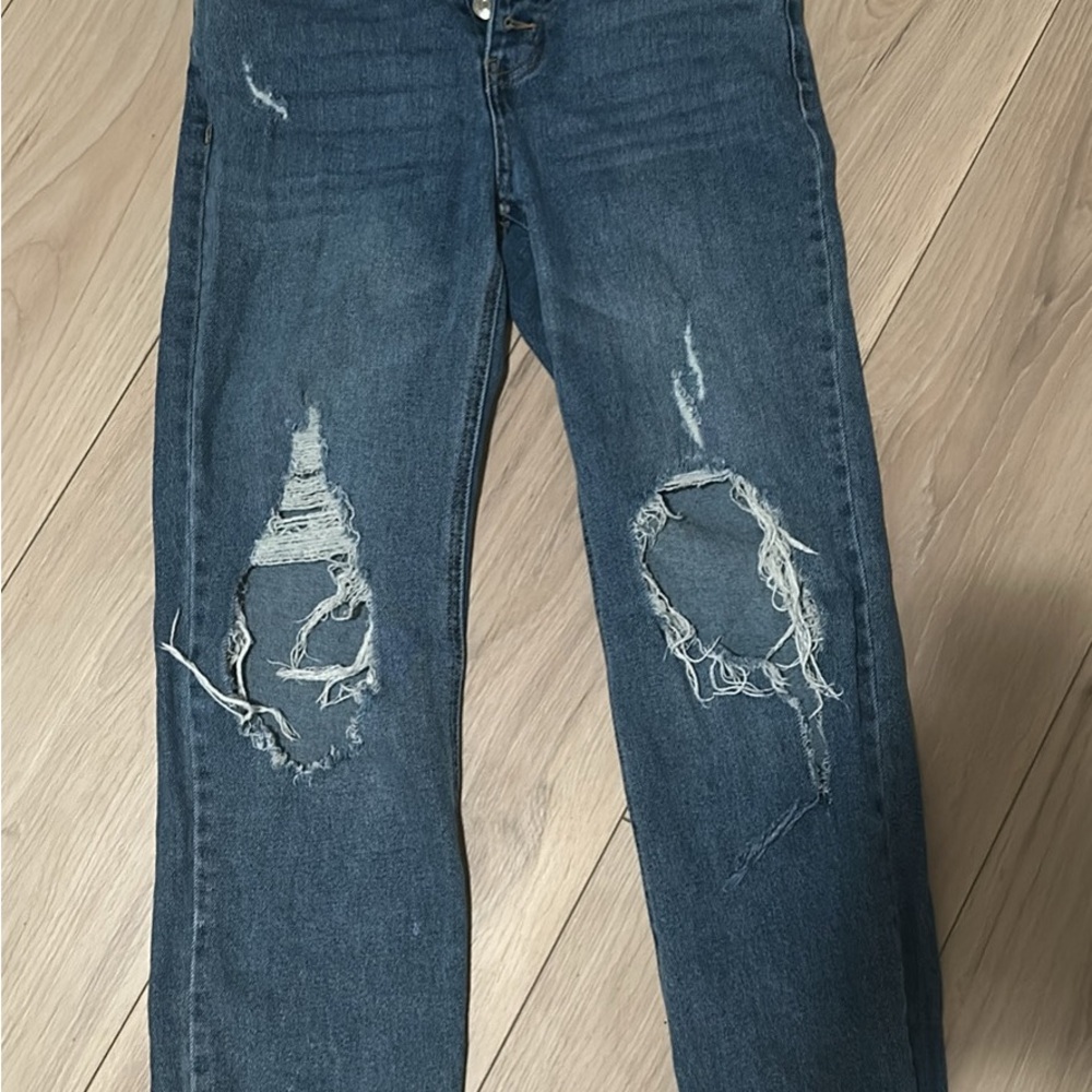 Wild Fable Women’s Distressed Skinny Jeans in Blue